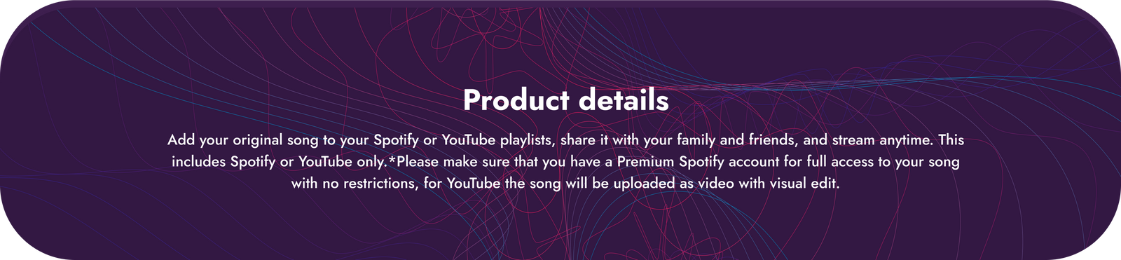 Custom song gift – YourMelodyMakers