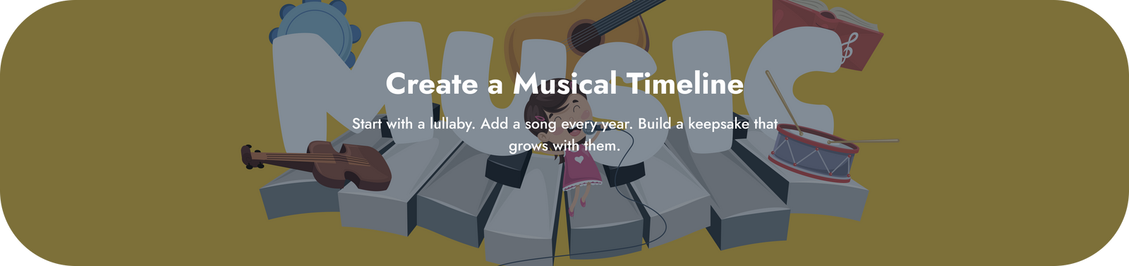 Personalized kids melodies song gift banner – YourMelodyMakers