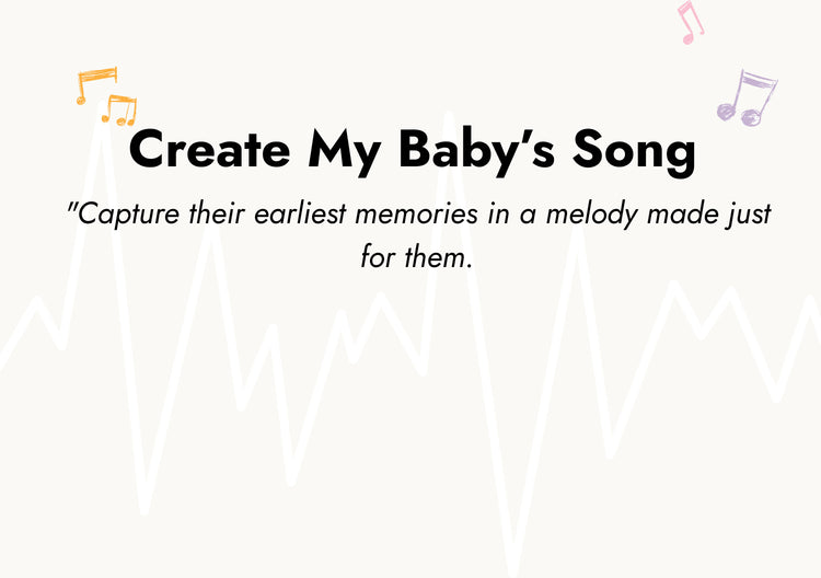 Personalized baby name lullaby song banner – YourMelodyMakers