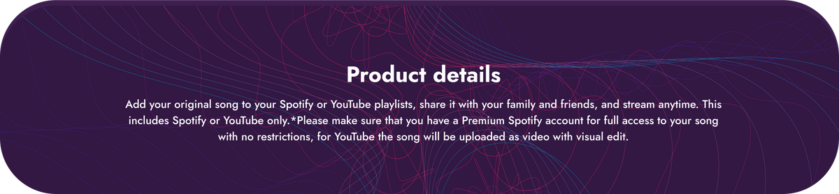 Custom song gift – YourMelodyMakers